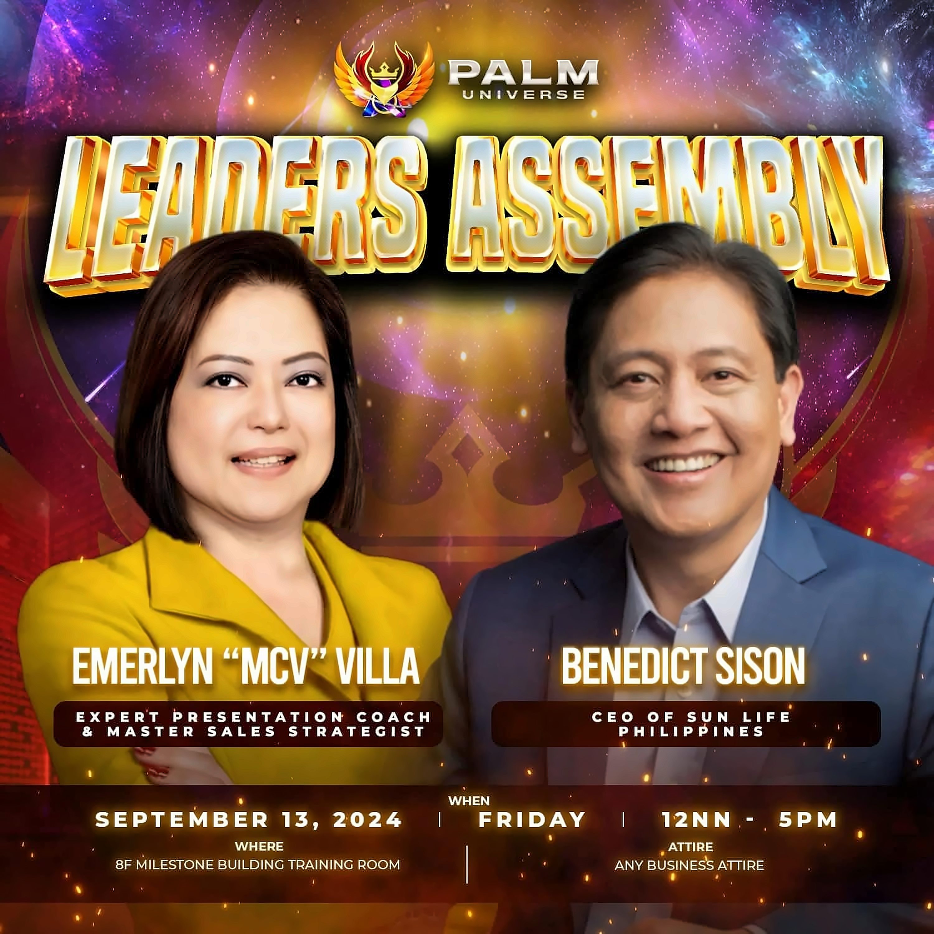 MCV speaking event poster